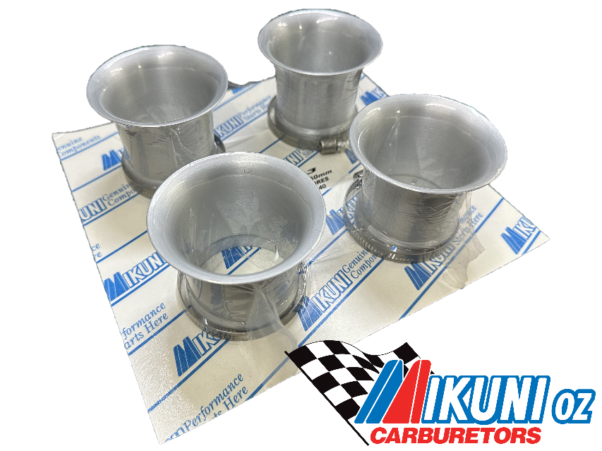 Velocity Stacks (4) for RS Carb Sets,55mm spigot dia,15-70mm long