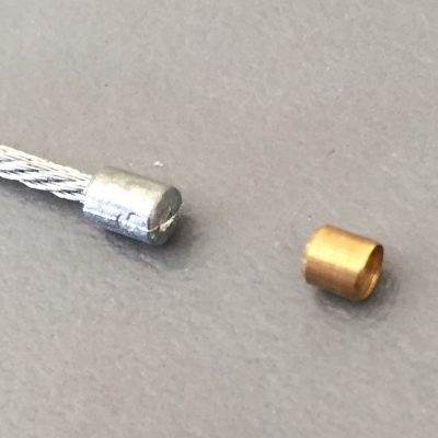 Throttle Cable end fittings, Choose from the sales drop down list - Nipple 3x4mm
