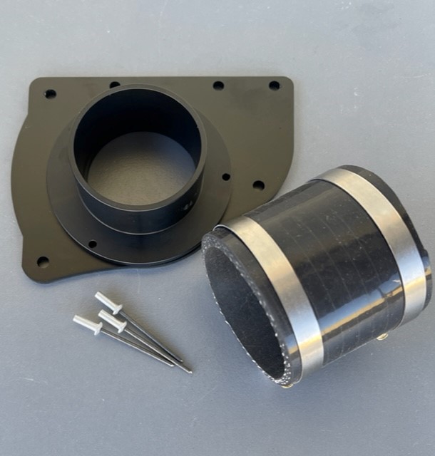 Air-box adapter kit, Yamaha Belgarda 600 using Single Mikuni TM40 Carb - Image 3