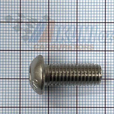 Button Head Bolt, 5/16" UNC Thread x 3/4" long
