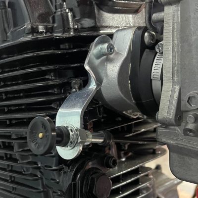Choke Cable Holder for mounting Mikuni  Choke Cables to our Yamaha 600 manifold