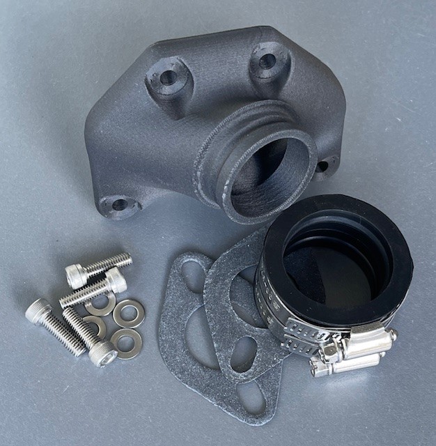 Yamaha XT350 and XT250 Mikuni TM34 Flatslide Single Carb Conversion Kit - Image 8