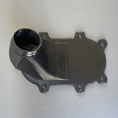 Airbox Adapter Plate ONLY, Single TM34 Mikuni Carb Conversion Yamaha TT350