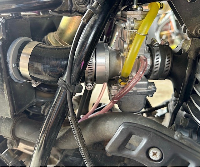 Yamaha XT350 and XT250 Mikuni TM34 Flatslide Single Carb Conversion Kit - Image 2