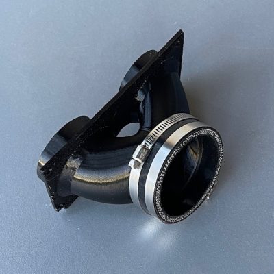 Yamaha XTZ660 Airbox Adapter, clamps & sleeve, Single TM42 Mikuni Carb Conversion